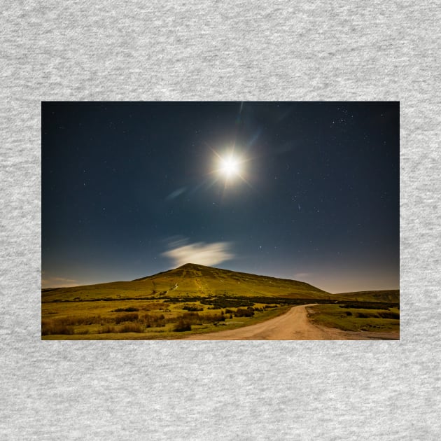 Hay Bluff by Moonlight, Brecon Beacons National Park by dasantillo